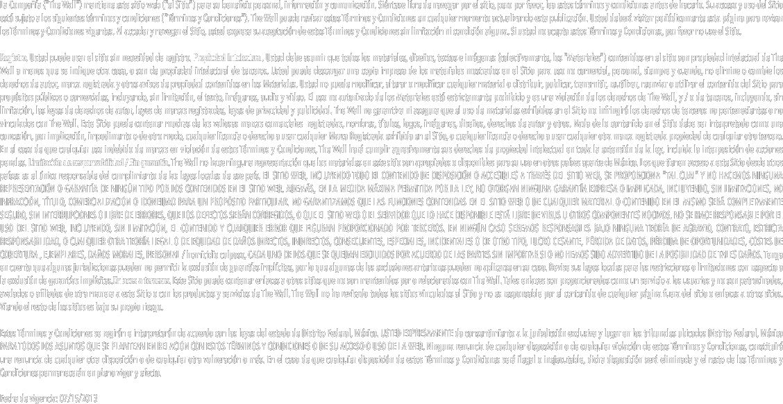 La Compa��a ("The Wall") mantiene